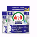 Dreft Platinum Regular All-in One - 162 vaatwastabletten